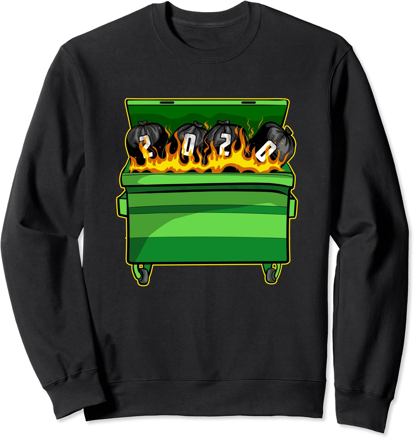 blue fire sweatshirt